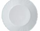 Baltos lėkštės nuoma- EBRO 22 cm